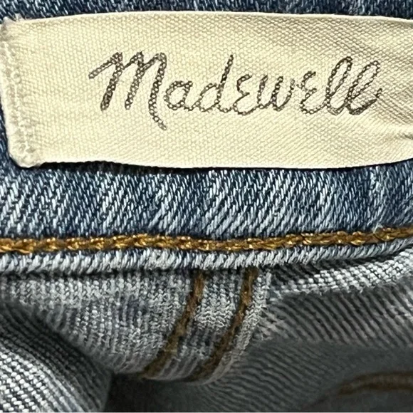 Madewell Women's Curvy Perfect Vintage Straight Leg Blue Jeans 22W - Picture 4 of 9